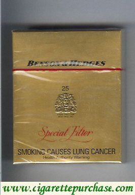 Benson Hedges 25 cigarettes Special Filter Australia